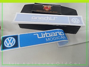 Adesivo Decorativo - Concessionária Volkswagen Urbano - Padrão de Época