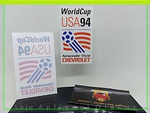 ADESIVO CHEVROLET WORLD CUP USA 94 - ADESIVO DECORATIVO DE ÉPOCA / CAMPANHA CHEVROLET DA COPA DE 1994.