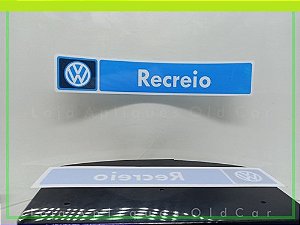 Adesivo Decorativo - Concessionária Volkswagen RECREIO - Padrão De Época