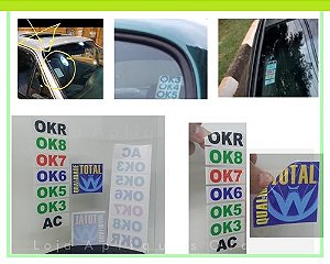 Kit Selos Ok + Qualidade Total Volkswagen (adesivos Ok de Montagem)