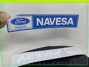 Adesivo Decorativo de Época Concessionária Ford Navesa