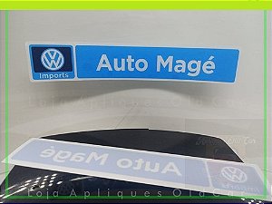 Adesivo Decorativo - Concessionária Volkswagen Auto Magé Imports - Padrão de Época