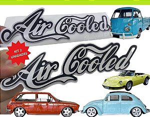 ADESIVOS AIR COOLED / KIT 2 UNIDADES COLAGEM VIDRO E LATARIA / DECORATIVO LINHA AIR COOLED