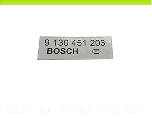 SELO BOSCH MOTOR DO VENTILADOR RADIADOR OMEGA 98 / ADESIVO NUMERAÇÃO DA PEÇA