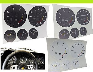 KIT ADESIVOS PAINEL DE INSTRUMENTOS PUMA GTS GTE GTB / KIT APLIQUES PARA RESTAURAÇÃO