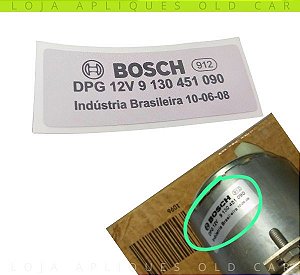 ADESIVO ETIQUETA BOBINA BOSCH 912 12V. / LINHA VOLKSWAGEN