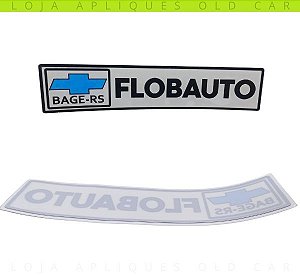 ADESIVO CONCESSIONÁRIA CHEVROLET FLOBAUTO / DECORATIVO DE ÉPOCA