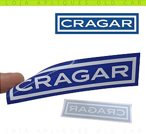 ADESIVO CRAGAR / DECORATIVO DE ÉPOCA / COLAGEM INTERNA NO VIDRO 10X2,5CM