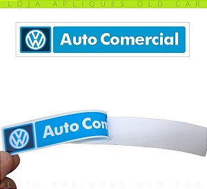 ADESIVO CONCESSIONÁRIA AUTO COMERCIAL  / DECORATIVO DE ÉPOCA