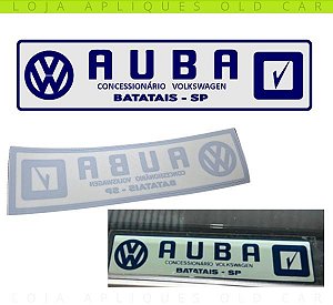 ADESIVO CONCESSIONÁRIA VOLKSWAGEN AUBA BATATAIS-SP