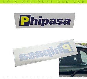 ADESIVO CONCESSIONÁRIA FIAT PHIPASA / DECORATIVO DE ÉPOCA