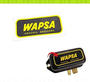 ADESIVO WAPSA RELÉ DA BOZINA CORCEL 1 / SELO IDENTIFICAÇÃO DA PEÇA
