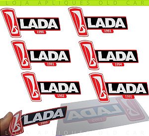 ADESIVO ANO LADA / DECORATIVO INFORMATIVO ANO DE FABRICAÇÃO / COLAGEM INTERNA NO VIDRO