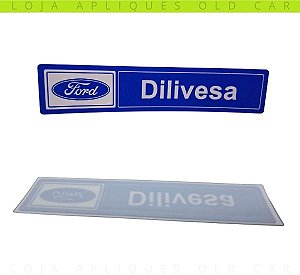 ADESIVO CONCESSIONÁRIA FORD DILIVESA  / DECORATIVO DE ÉPOCA