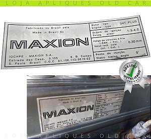 ADESIVO MAXION TAMPA DE VÁLVULAS MOTOR SILVERADO E D20 / ADESIVO MOTOR S4T PLUS / PRODUÇÃO BRASIL