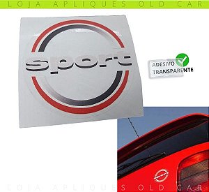 ADESIVO SPORT PORTA MALAS GOLF SÉRIE 2004 E 2005 / ADESIVO EMBLEMA DA SÉRIE LIMITADA SPORT / VINIL TRANSPARENTE