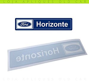 ADESIVO DECORATIVO CONCESSIONÁRIA FORD HORIZONTE / COLAGEM INTERNA / DECORATIVO DE ÉPOCA