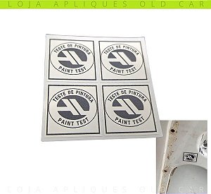 KIT SELOS TESTE DE PINTURA AUTOLATINA / SELO TESTE DE PINTURA LATARIA CARROS VOLKSWAGEN PRODUÇÃO AUTOLATINA