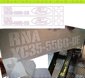 ADESIVO MÁSCARA PARA PINTURA FEIXE DE MOLAS F-250 / DECALQUE RNA XC35-5560-DE + / KIT LADO ESQUERDO E DIREITO