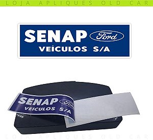 ADESIVO DECORATIVO FORD SENAT / DECORATIVO DE ÉPOCA CONCESSIONÁRIA DÉCADA DE 70 E 80