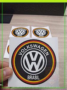 Adesivo Volkswagen Brasil - Cores da Alemanha - Adesivo Decorativo