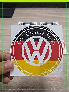 Adesivo Old Culture Volks - (decorativo Linha Volks / Air Cooled)