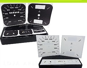 KIT ADESIVOS PAINEL GOL, SAVEIRO, PARATI, VOYAGE / LINHA CL 88 a 94 / SEM RELÓGIO