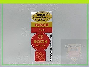 Kit Adesivos e Selos Bosch - Bobina 6volts - Germany - Linha Vw e Porsche