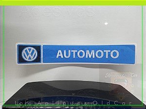 Adesivo Decorativo - Concessionária Volkswagen Automoto - Padrão de Época
