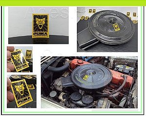 Adesivo Selo Emblema Puma / Colagem Filtro de ar ou Capela do Motor