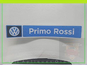 Adesivo Decorativo - Concessionária Volkswagen Primo Rossi- Padrão de Época