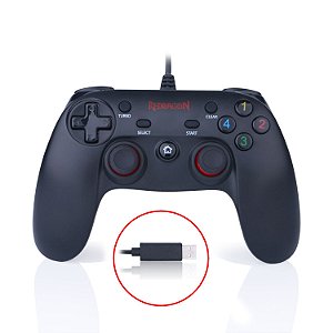 Controle Redragon Saturn para PC e PS3 - G807