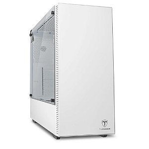 Gabinete Gamer T-Dagger Cube, Branco, S/Fan - T-TGC305W