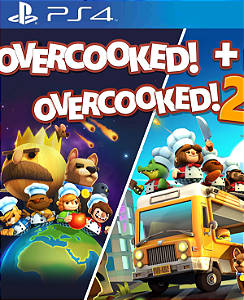 Overcooked! + Overcooked! 2 PS4 Midia Digital