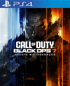 Call of Duty Black Ops 7 - Pacote Multigeração BO7 PS4 Mídia Digital