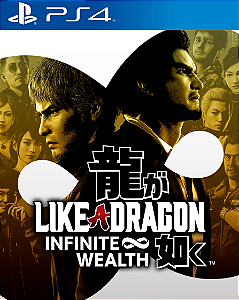 Like a Dragon: Infinite Wealth PS4 Mídia Digital