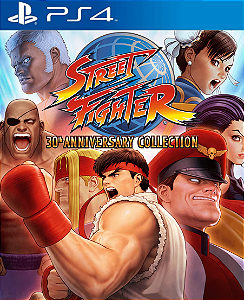Street Fighter 30th Anniversary Collection PS4 Mídia Digital