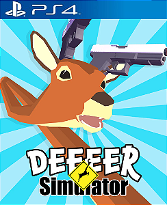 DEEEER Simulator: Um Jogo de Veado Corriqueiro do Cotidiano PS4 Mídia Digital