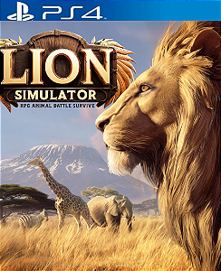 Lion Simulator RPG: Animal Battle Survival PS4 Midia Digital