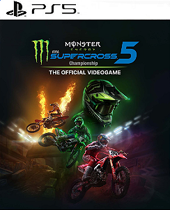 Monster Energy Supercross - The Official Videogame 5 PS5 Midia Digital