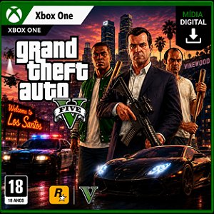 GRAND THEFT AUTO (GTA) V - XBOX ONE MÍDIA DIGITAL