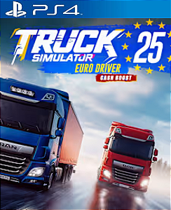 Truck Simulator 25: Euro Driver PS4 Midia Digital