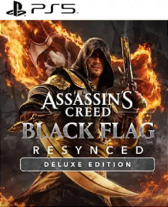 Assassin's Creed Black Flag Resynced Edição Deluxe PS5 Midia Digital