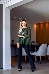 Blusa Feminina Manga Longa Viscolycra