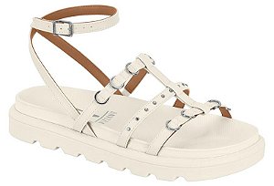 SANDÁLIA FEMININA FLAT VIZZANO TIRAS ALTAS