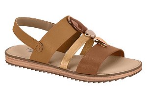 SANDÁLIA FEMININA FLATFORM MODARE PEDRARIA CALCE FÁCIL