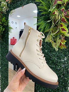 BOTA COTURNO FEMININO VIZZANO TRATORADO ZIPER SALTO BLOCO