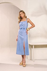 VESTIDO MIDI YEXX JEANS DELAVE