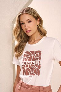 BLUSA FEMININA BORDADO MANGA CURTA YEXX