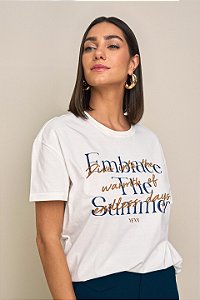 BLUSA FEMININA MANGA CURTA YEXX